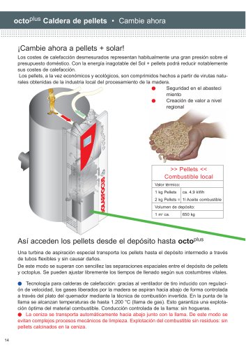 Calderas de Pellets OCTOPLUS