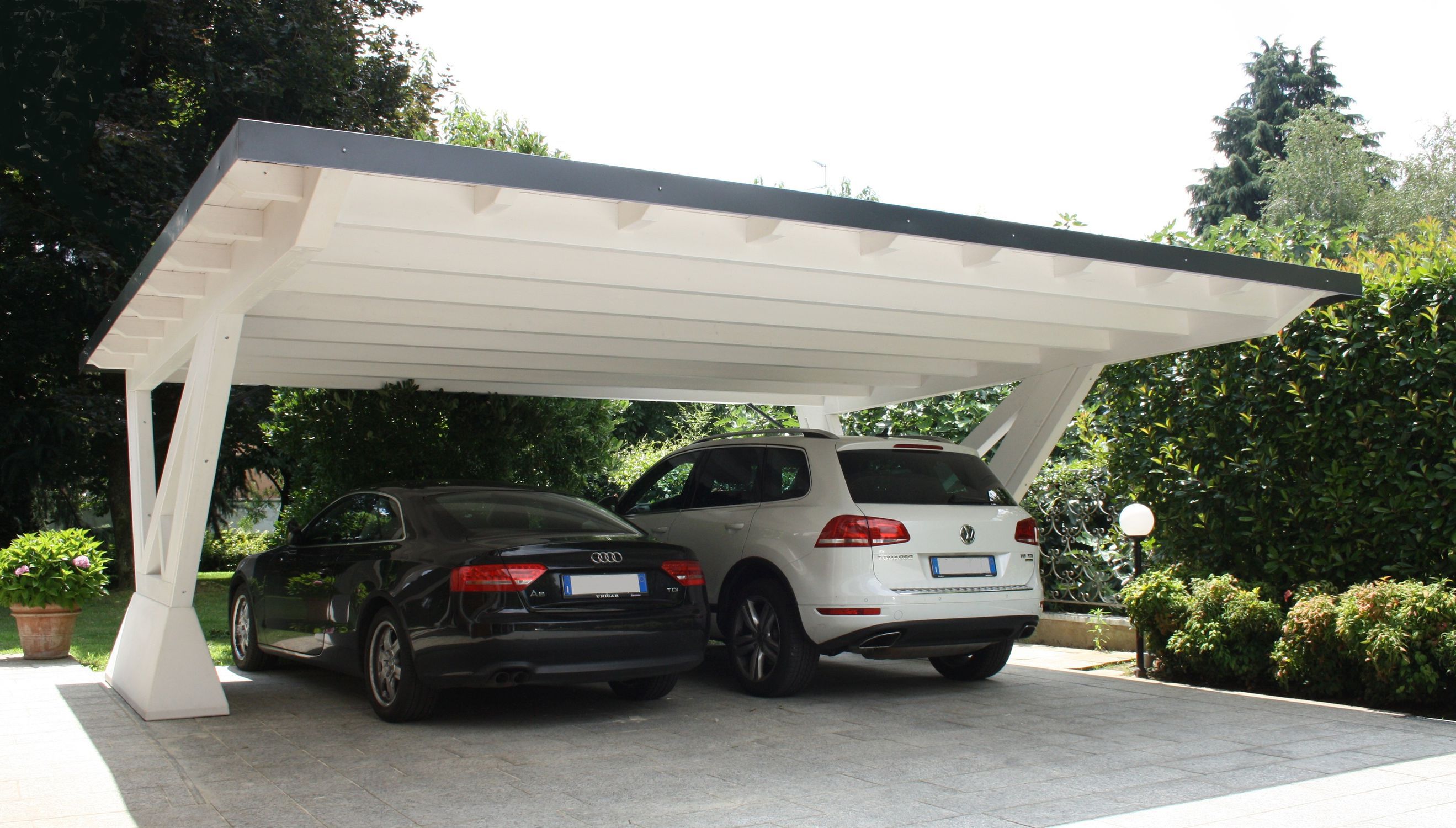 Cubierta para aparcamiento de madera - MANHATTAN - Proverbio Outdoor