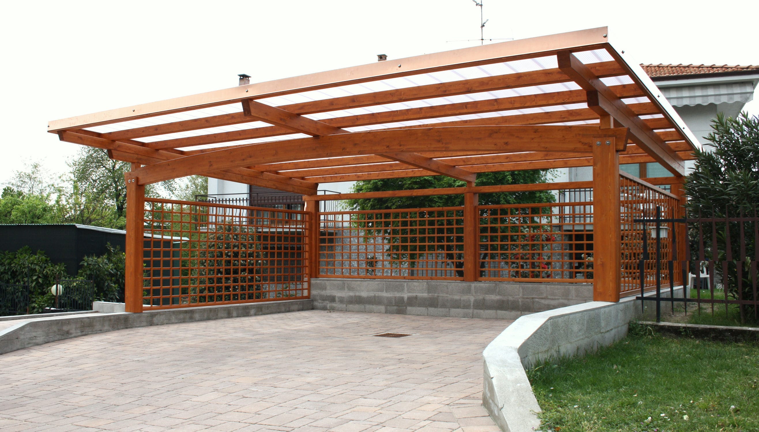 Cubierta para aparcamiento de madera CARPORT Proverbio Outdoor Design