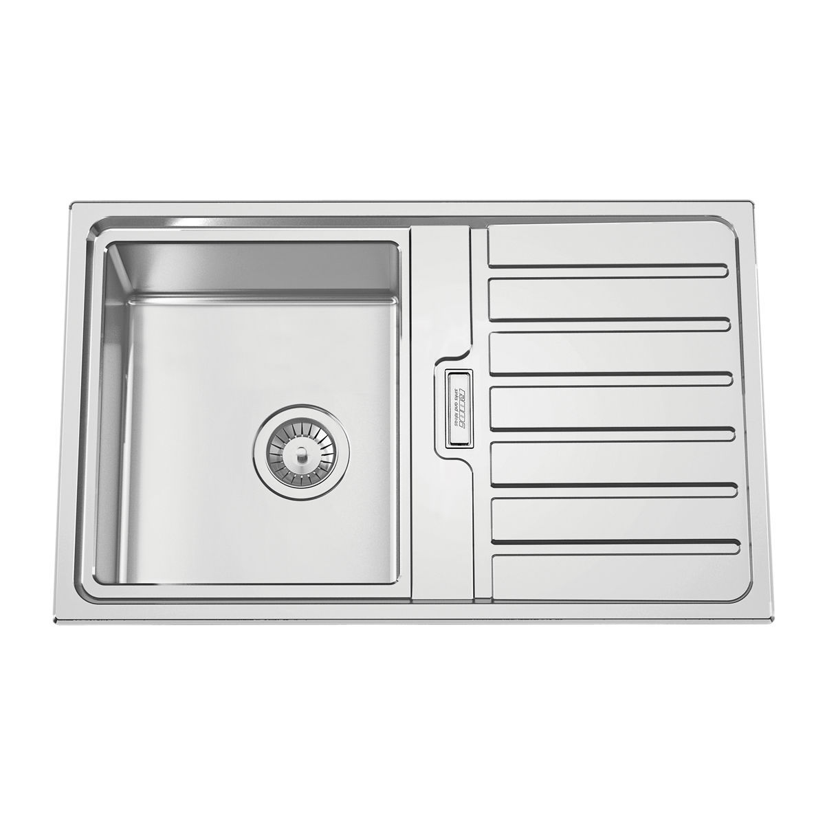 Fregadero de 1 cubeta - FUSION 80 - RODI - Sinks - de acero inoxidable