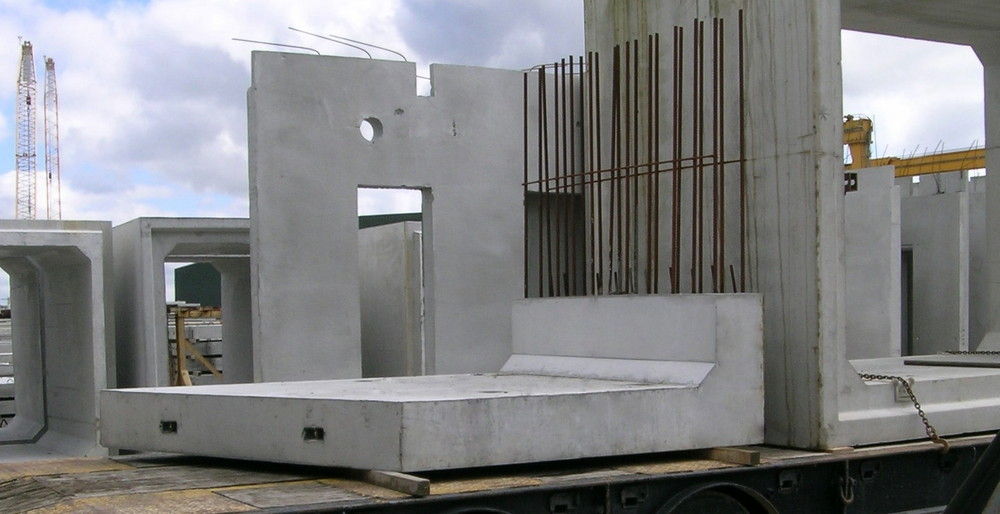 Muro de contención de hormigón armado - concast - modular
