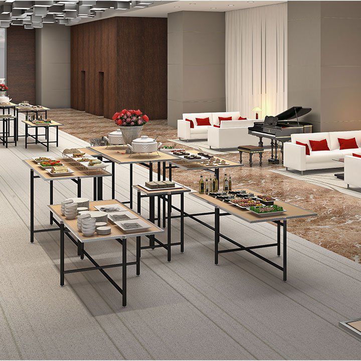 Mesa de comedor contemporánea - DIAMOND CROSS - SICO - de laminado de