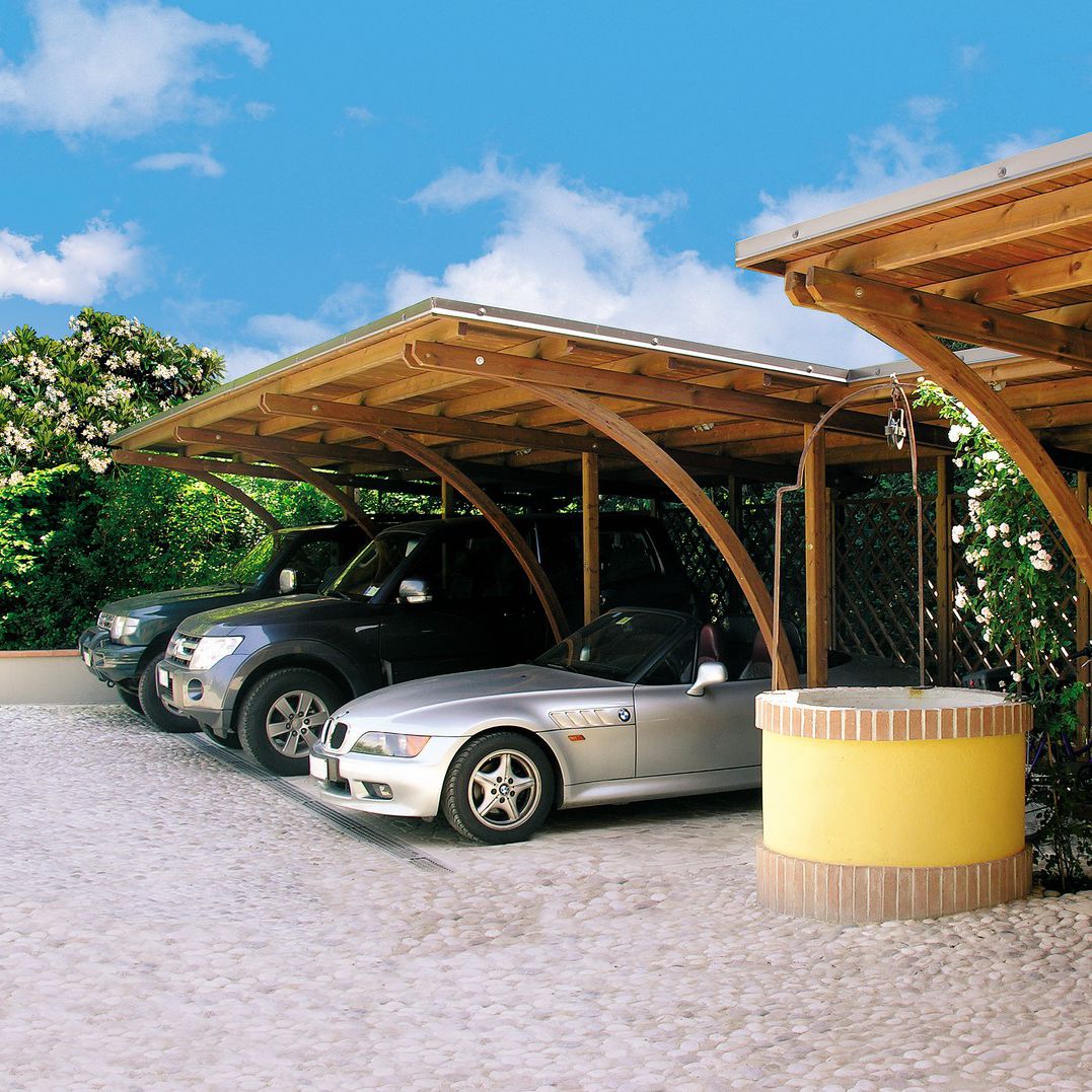 Cubierta para aparcamiento de madera - AUTOCOVER - IL CEPPO