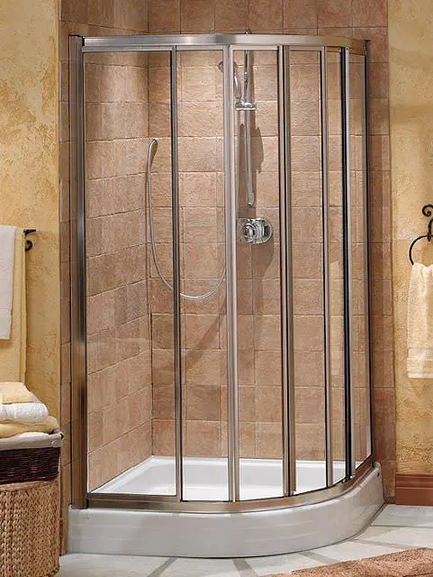 Mampara De Ducha Corredera Contoura Neo Round Maax Bathroom Esquina Con Marco Mampara De Ducha Corredera Contoura, Neo Round Shower Enclosure