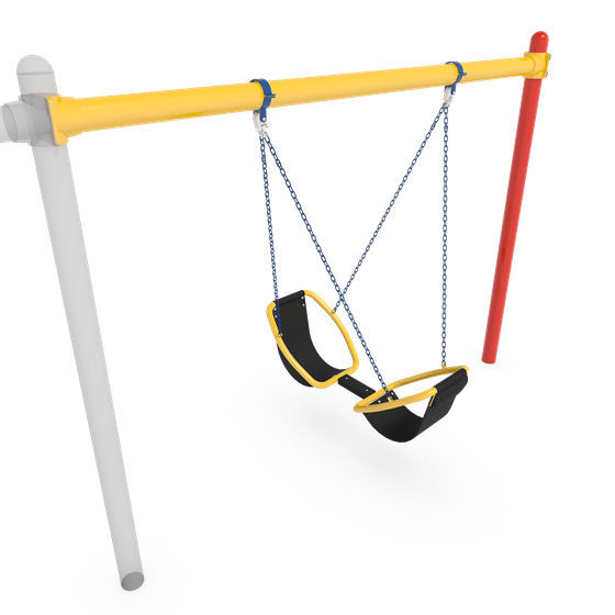 Columpio de acero - FRIENDSHIP® W/SINGLE POST - LANDSCAPE STRUCTURES