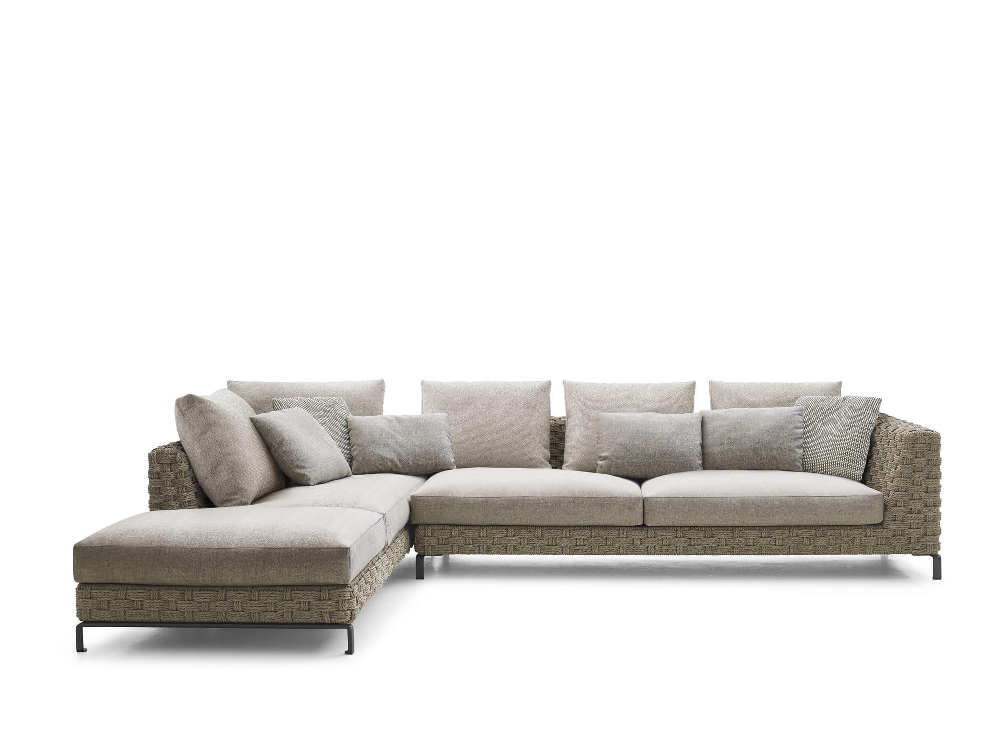 Sofá modular - RAY NATURAL - B&B Italia - contemporáneo / de exterior