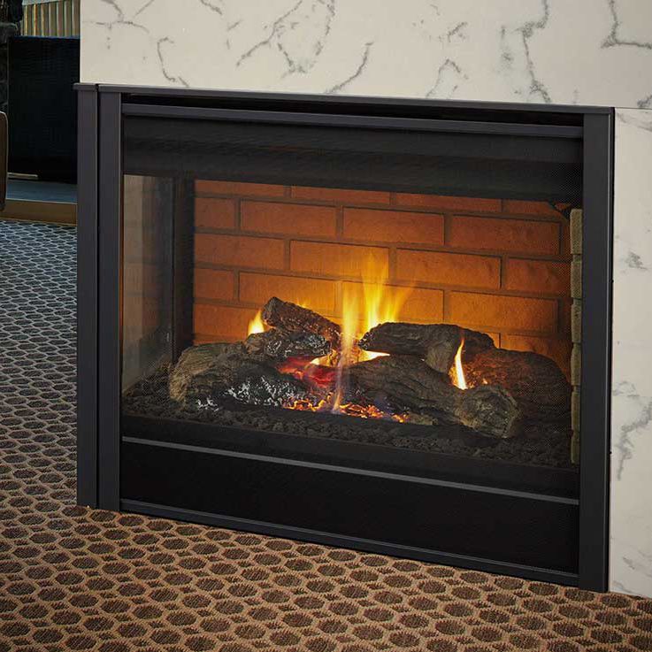 Chimenea de gas - heatilator - tradicional / de esquina / hogar cerrado