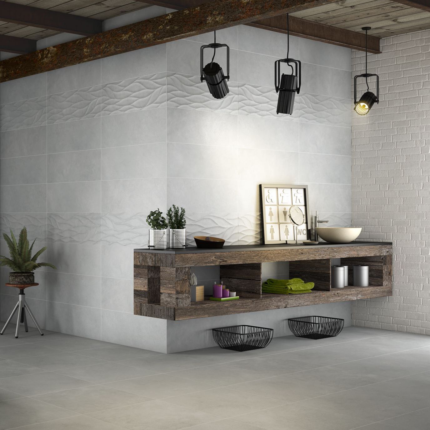 Baldosa de interior - INTRO - SALONI CERAMICA - de pared / de suelo