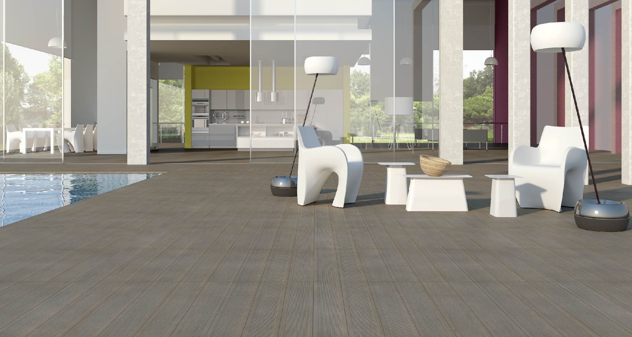Baldosa de interior - EXTREM - SALONI CERAMICA - de exterior / para