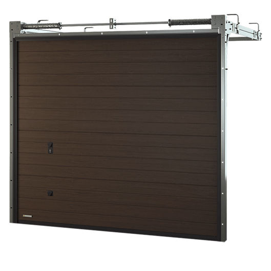 Puerta de garaje seccional - VENTE K2 RC - BERTRAND - de madera / de