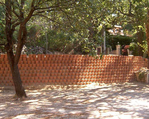 Bloque de hormigón hueco / decorativo / para cerca / para muro de