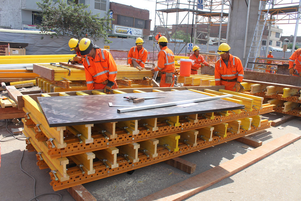 Encofrado modular / de madera / para muro / para postes - ENKOFORM VMK