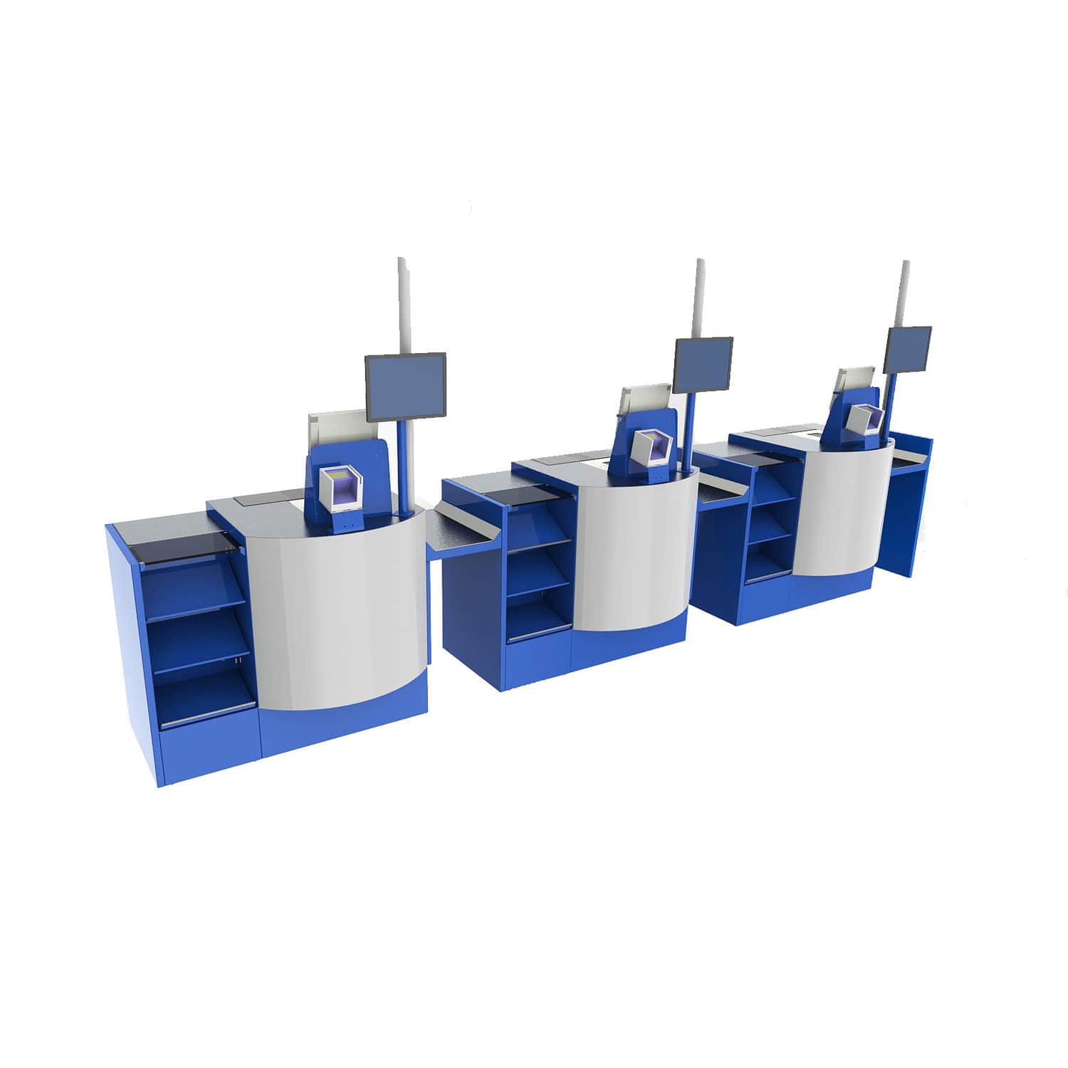 Caja de salida para supermercado EXPRESS Gondella