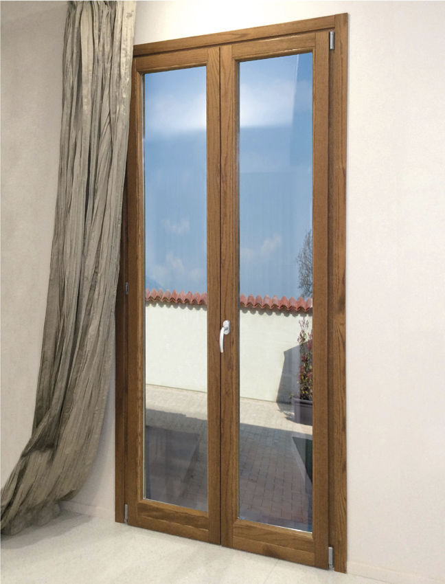 Puerta de entrada - NOVECENTO - NAVELLO S.p.A. - abatible / de madera