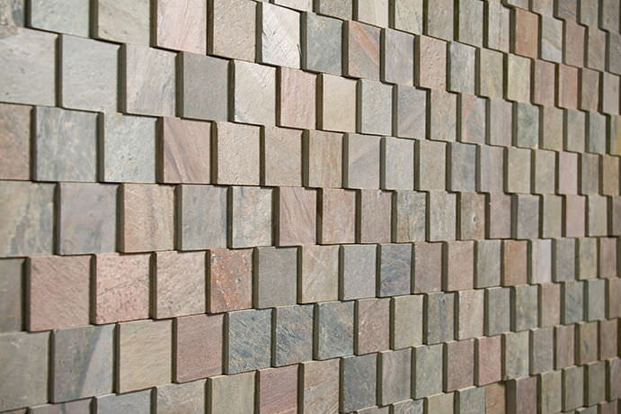 Baldosa de interior - STACK SERIES - NEMO TILE - de suelo / de cemento / 3D