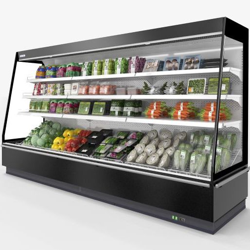 Vitrina refrigerada de estantes - GREGAL - Frost-trol S.A. - con luz