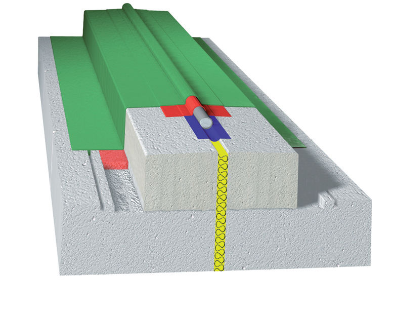 Junta de dilatación de PVC - Widopan - para muro