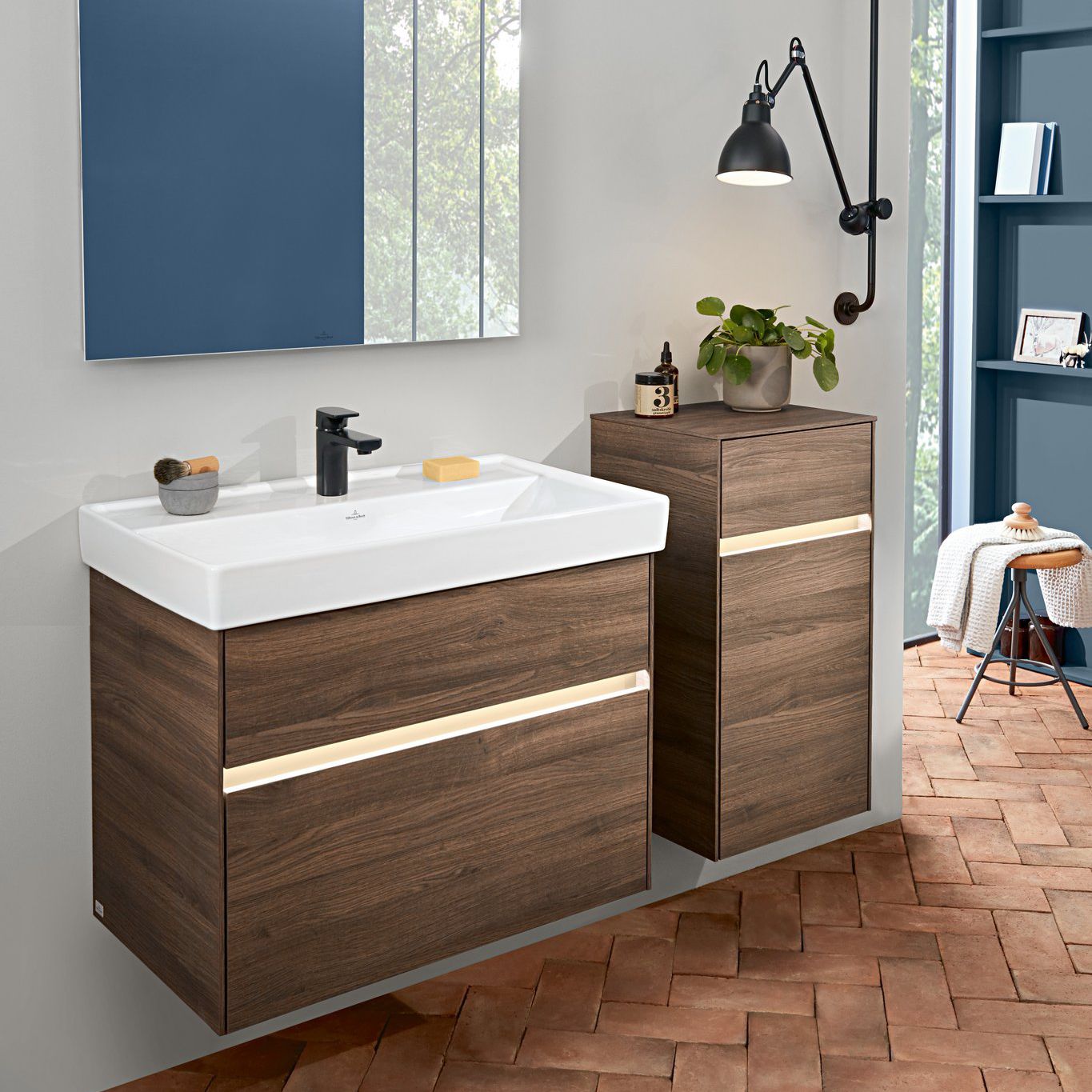 Mueble de baño contemporáneo - COLLARO : C032L1 - Villeroy & Boch - de
