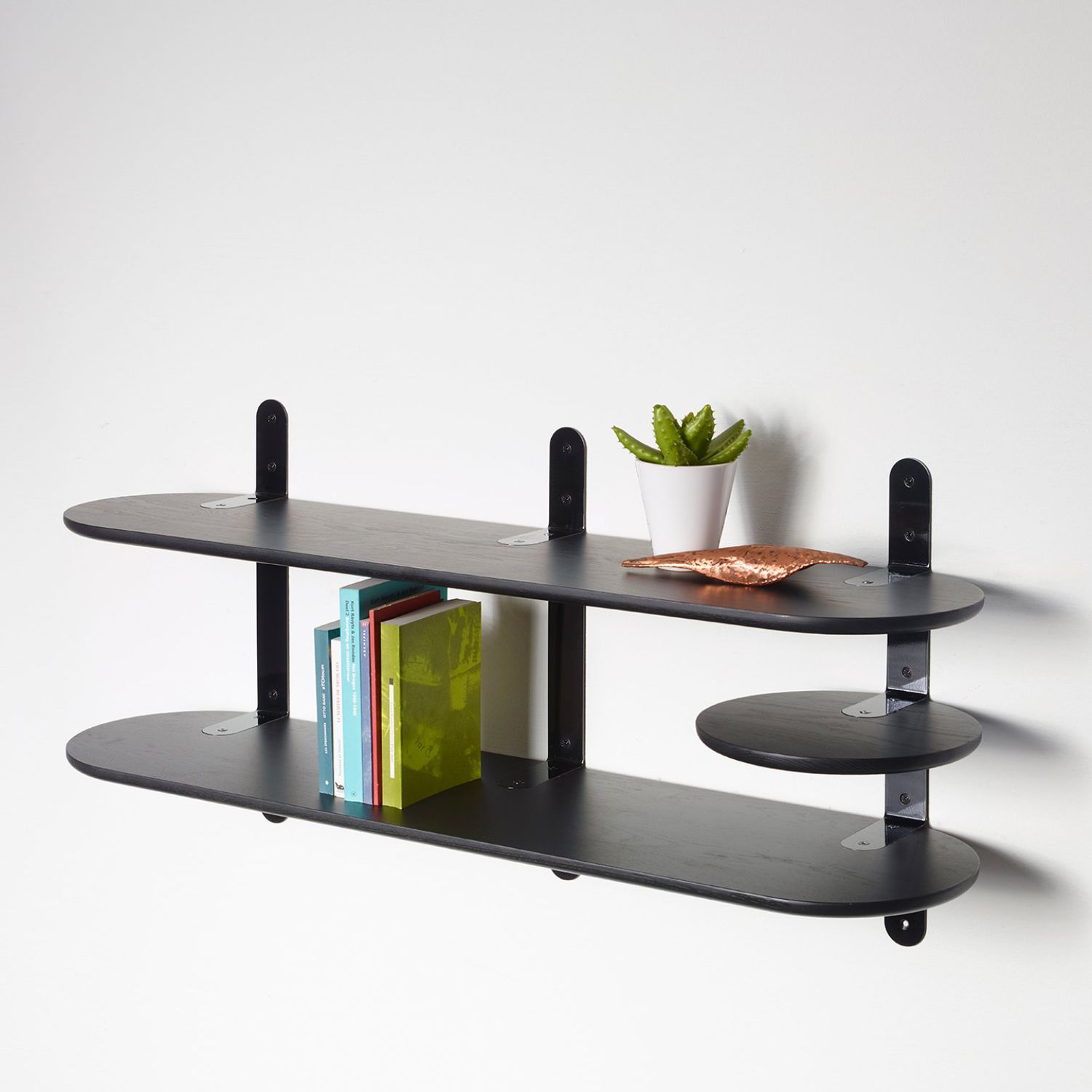 Estantería mural - VERTEBRAE - Per/Use - contemporánea / de roble / de