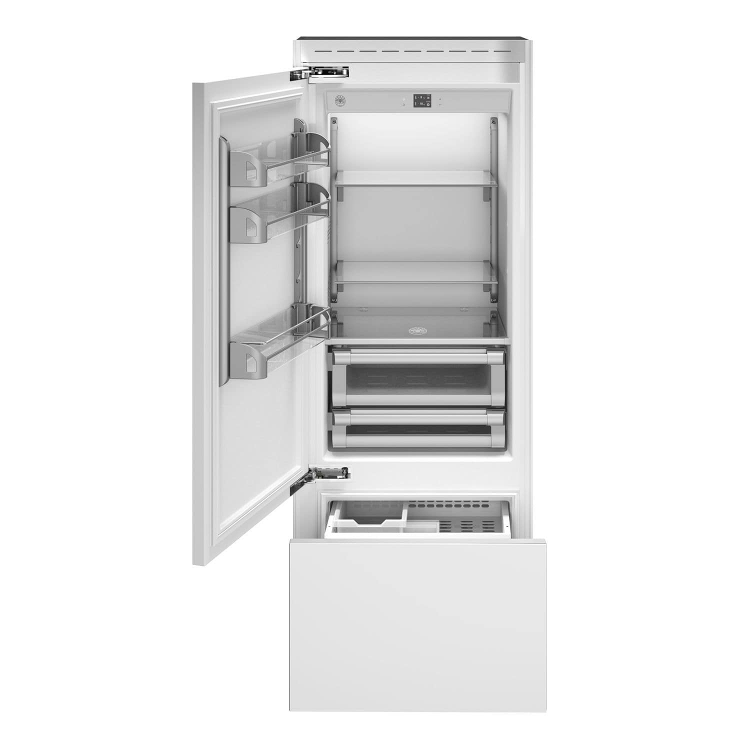 Frigorífico combi con cajones REF755BBLPTT Bertazzoni profesional