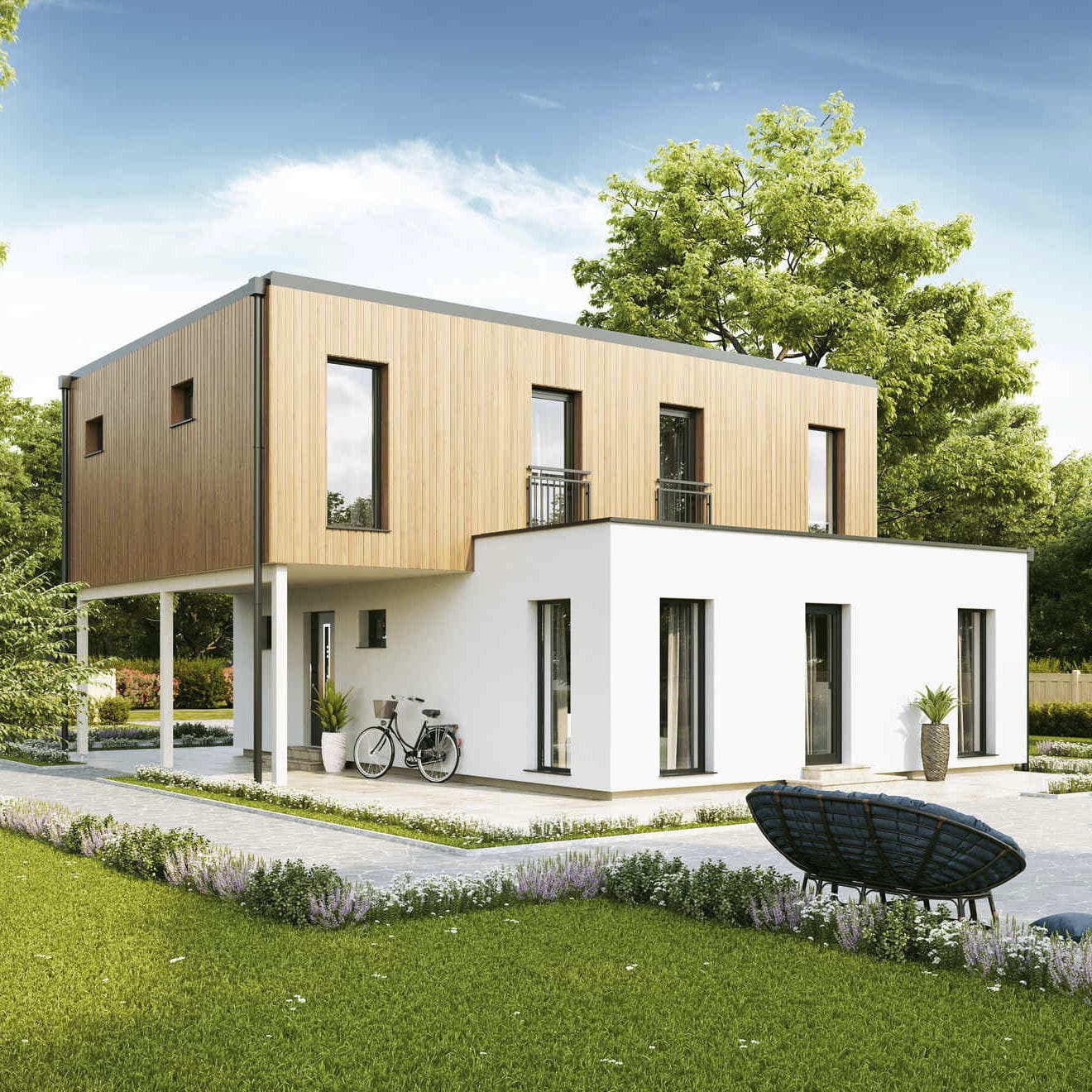 Casa ecológica - BELLAVISTA - Vario Haus - de ahorro energético