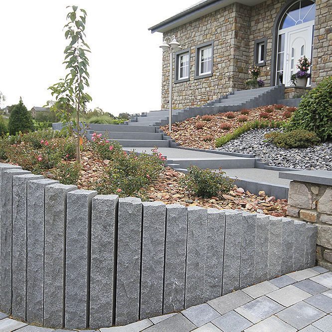 Cerca de láminas - LONDON - Bauma-stone - de piedra natural / de jardín