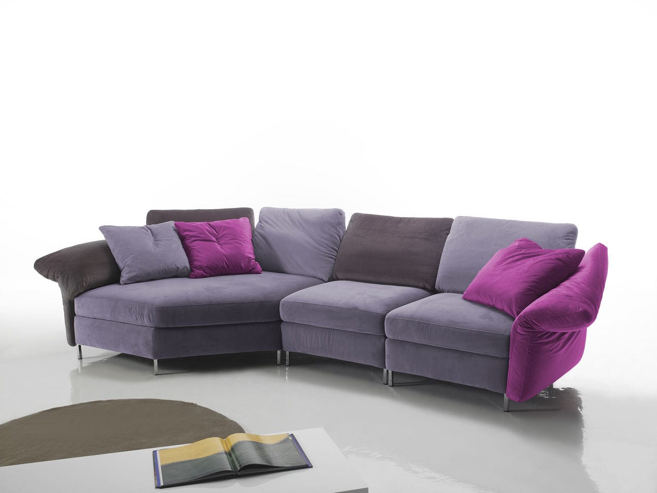Sofá modular FLOWER Very Sofa contemporáneo / multicolor / de tejido