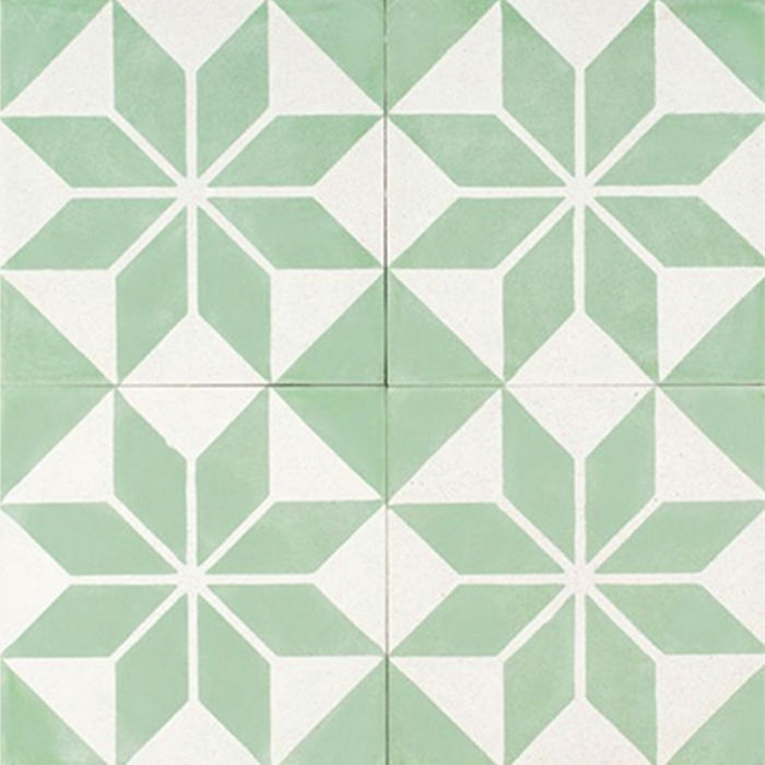 Baldosa hidráulica de baño - CLASSIC PATTERNS - New Terracotta - para