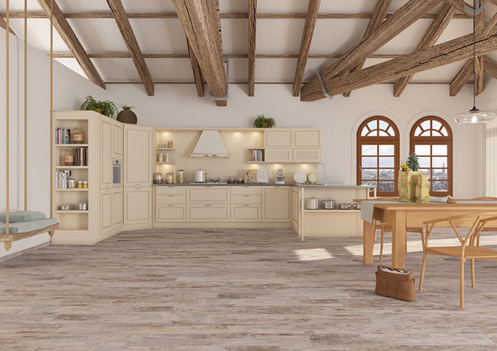 Baldosa de interior / de suelo / de gres porcelánico / 20x120 cm