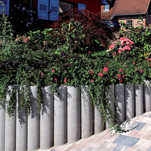 Borde de jardín - LONGO - Heinrich & Boch - de hormigón de alto
