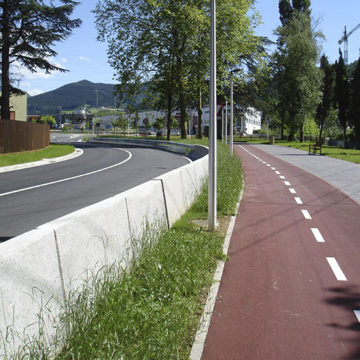 Borde de jardín - A4 - Prefabricados Alberdi - de hormigón / lineal