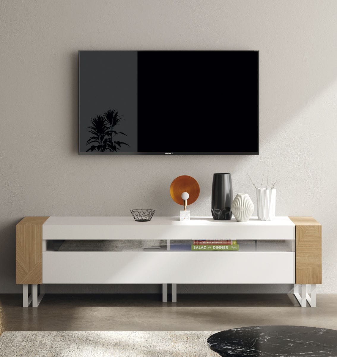 Mueble de televisión contemporáneo - CAREY - Mobenia - lowboards