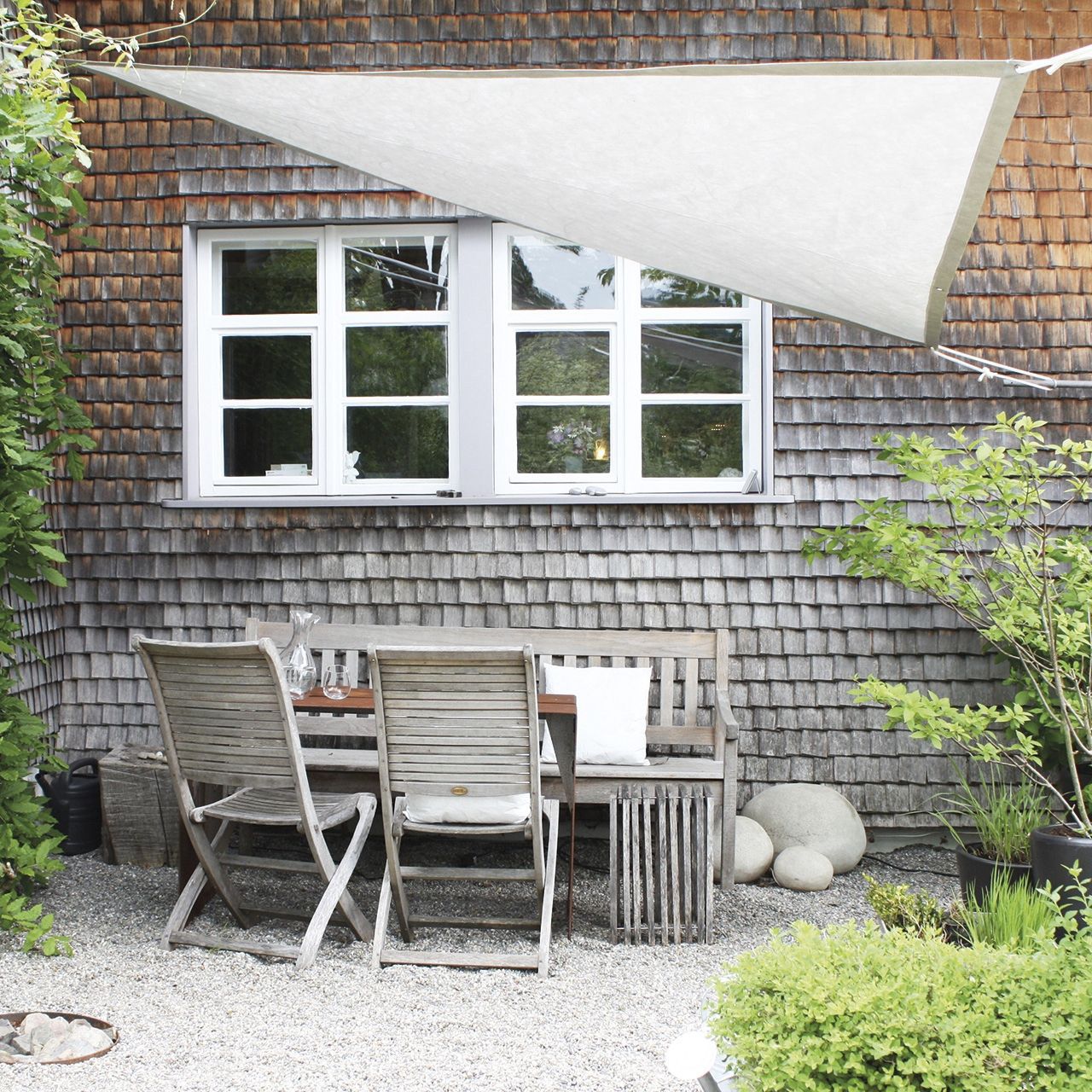 Toldo vela resistente a los UV - TY280 - RAUMGESTALT - triangular / de
