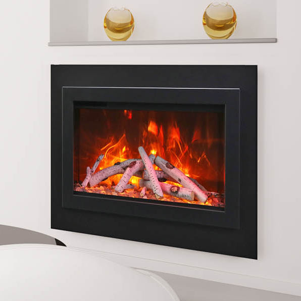 Chimenea insertable eléctrica - TRD 33 INS - Amantii - con mando a