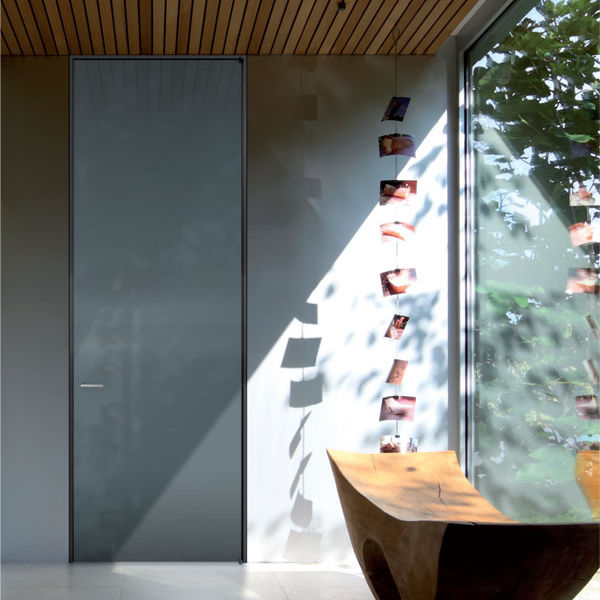 Puerta de interior - HINGE FRAMED DOUBLE - CARVART - de vidrio / de