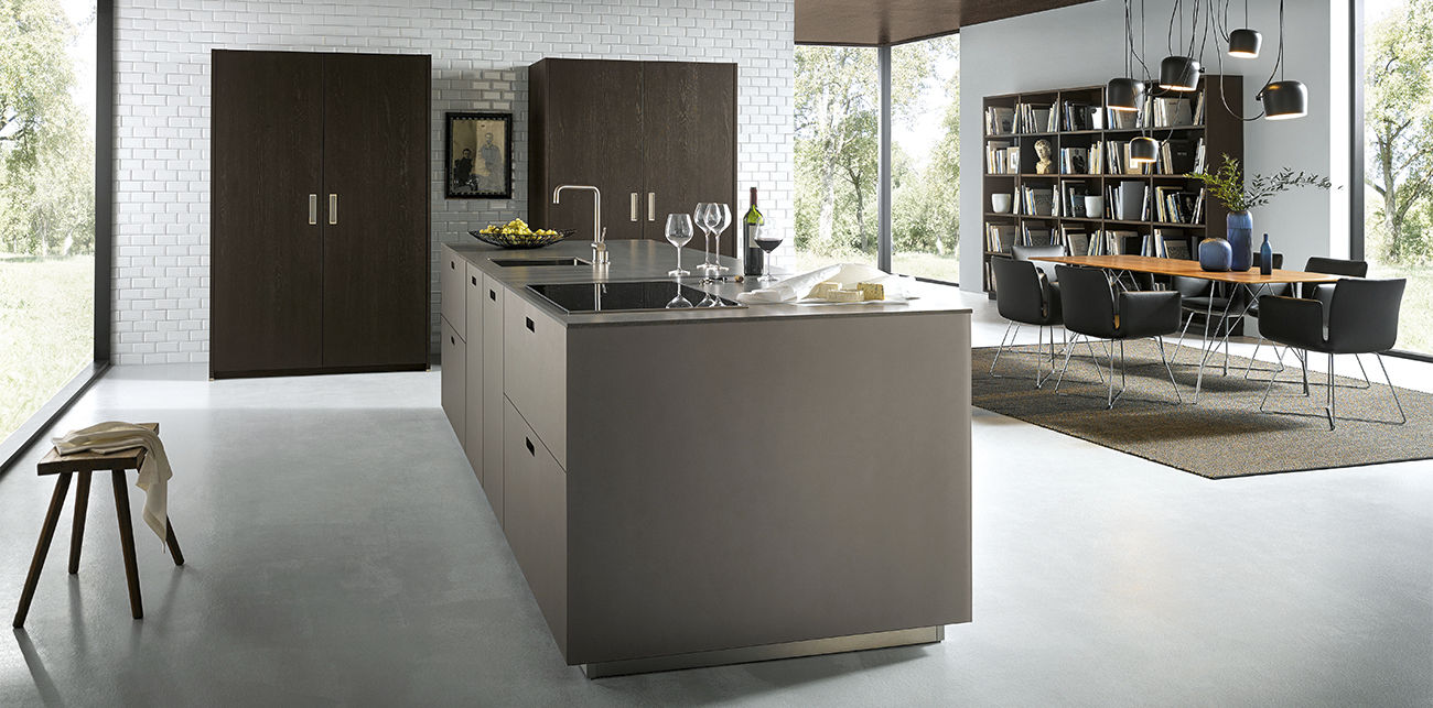 Cocina contemporánea - NX 16 - Next16 - de vidrio / con isla Cocina contemporánea - NX 16 - Next16 - de vidrio / con isla