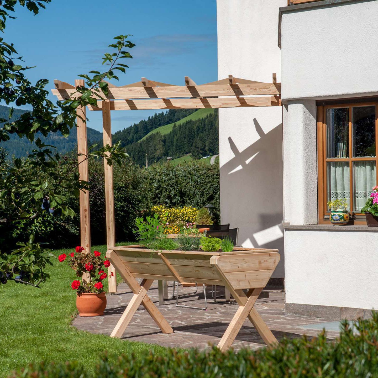 Jardinera para huerto de alerce - SENNES - Pircher - para uso residencial