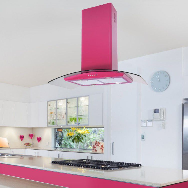Campana extractora de isla - LA-90-CVD-ISL - Luxair Cooker Hoods