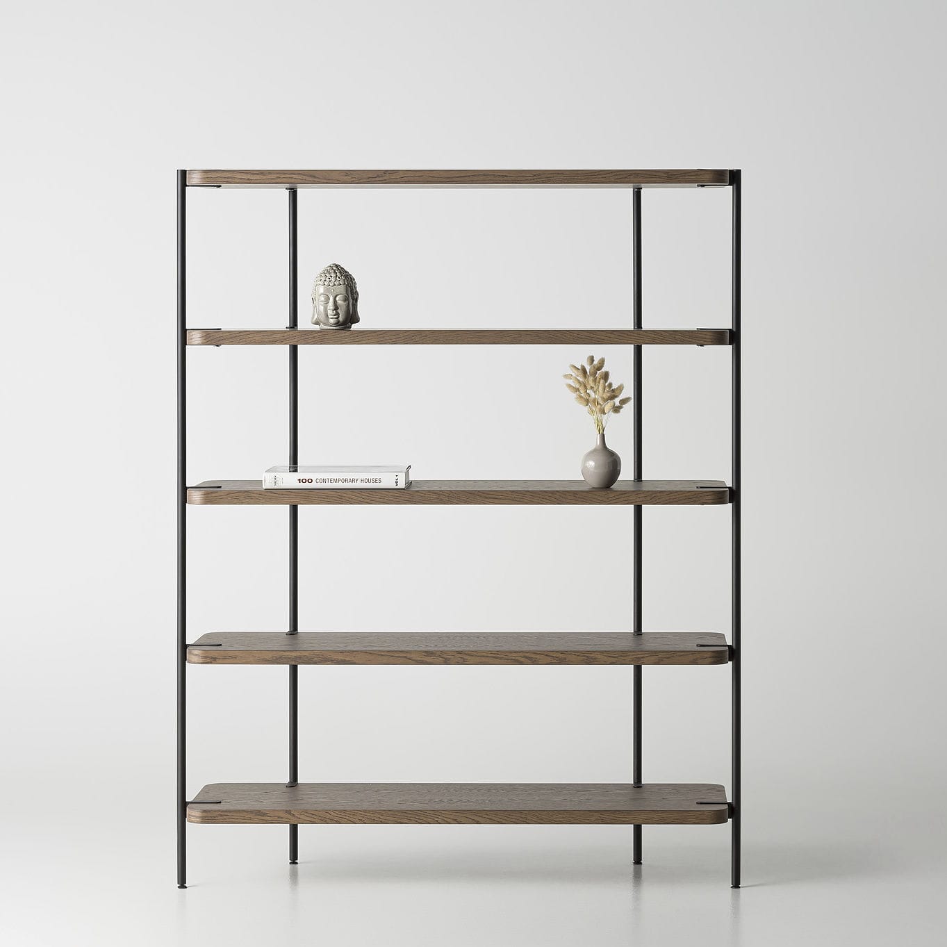 Estantería contemporánea - FRIENDLY - ZEGEN - de roble / de chapa de