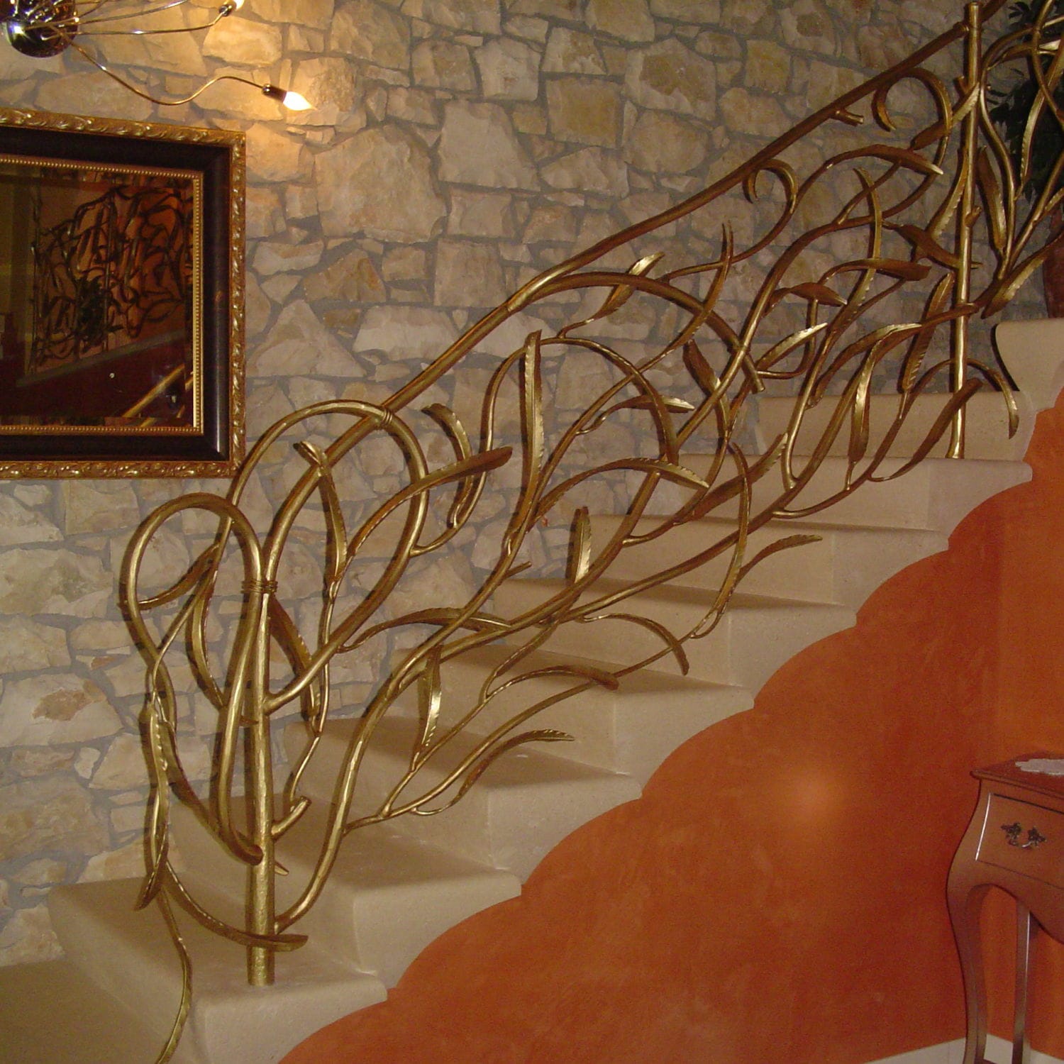 Barandilla de hierro forjado - NATURA - Tessaro Group - con barrotes