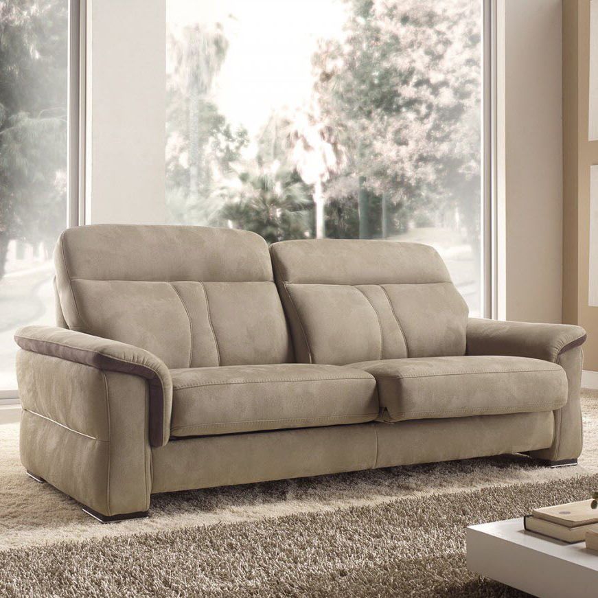 Sofá contemporáneo SHERWOOD VAMA Divani gris / de tejido / 2 plazas