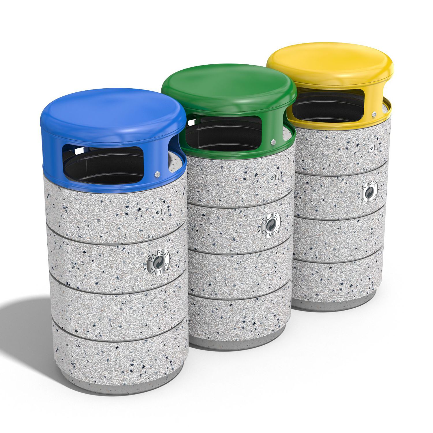 Cubo de basura público - 128 R - Encho Enchev - ETE - de libre