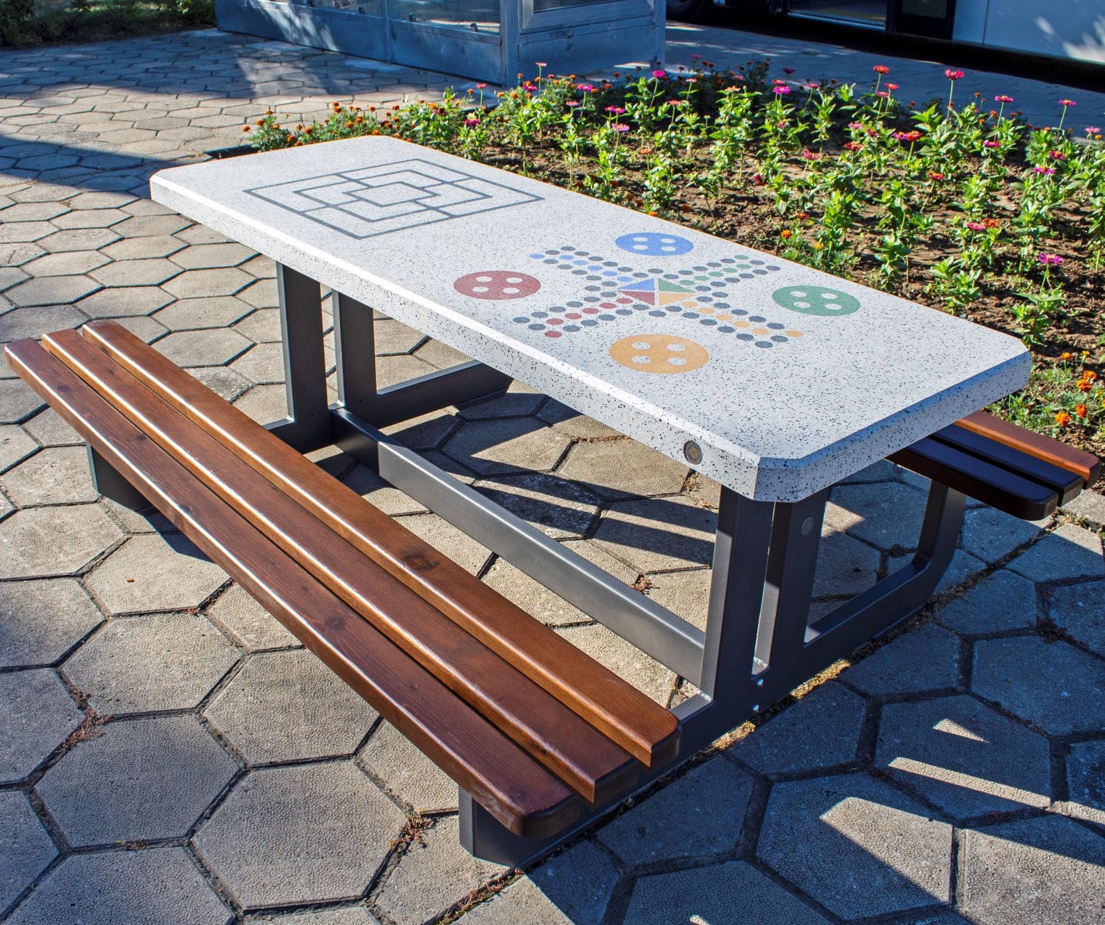 Mesa de pícnic contemporánea - 250 - Encho Enchev - ETE - de madera