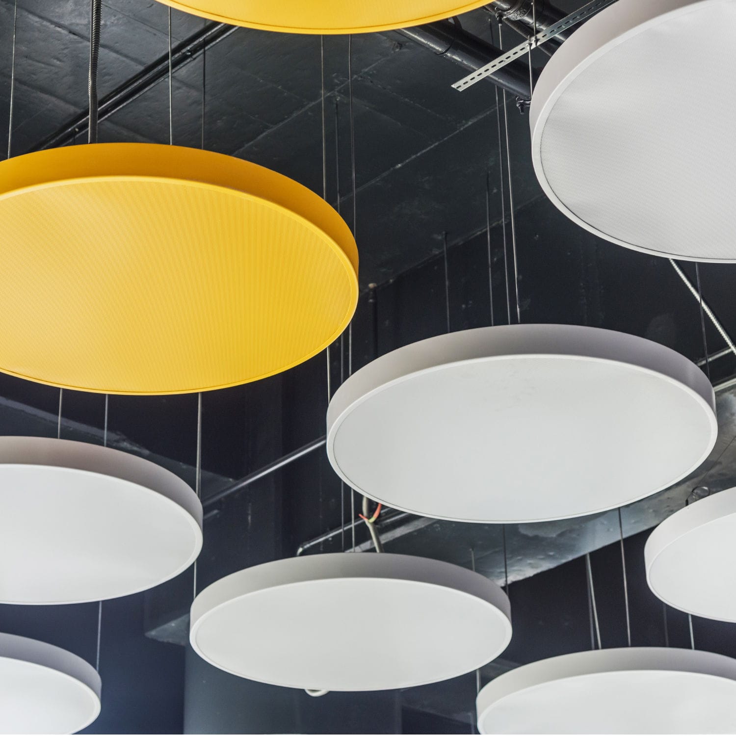 Falso techo de metal - Island System - BUTEM METAL - en losas / tipo