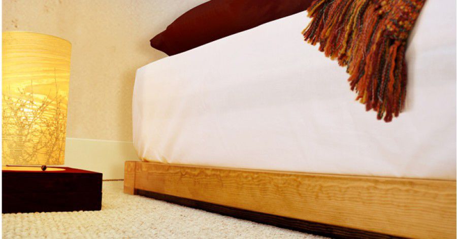 Cama nido / de matrimonio / contemporánea / de madera - GUEST - Get