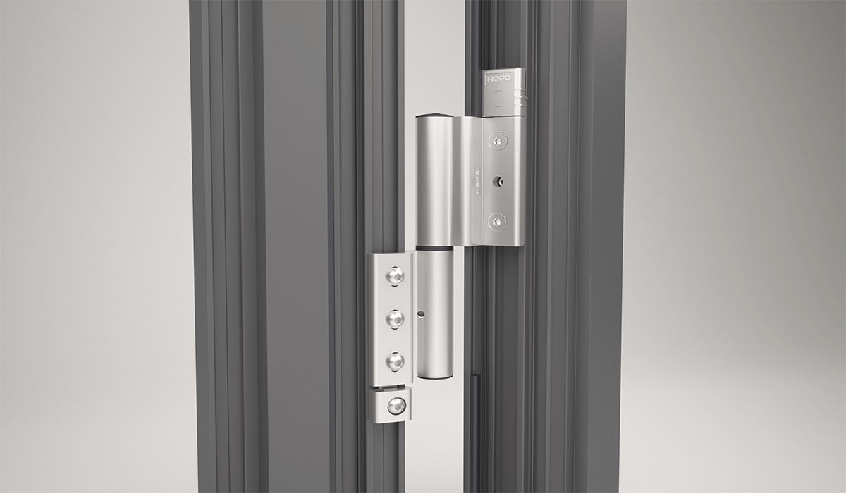 Bisagra para puerta / de acero inoxidable / de aluminio / invisible