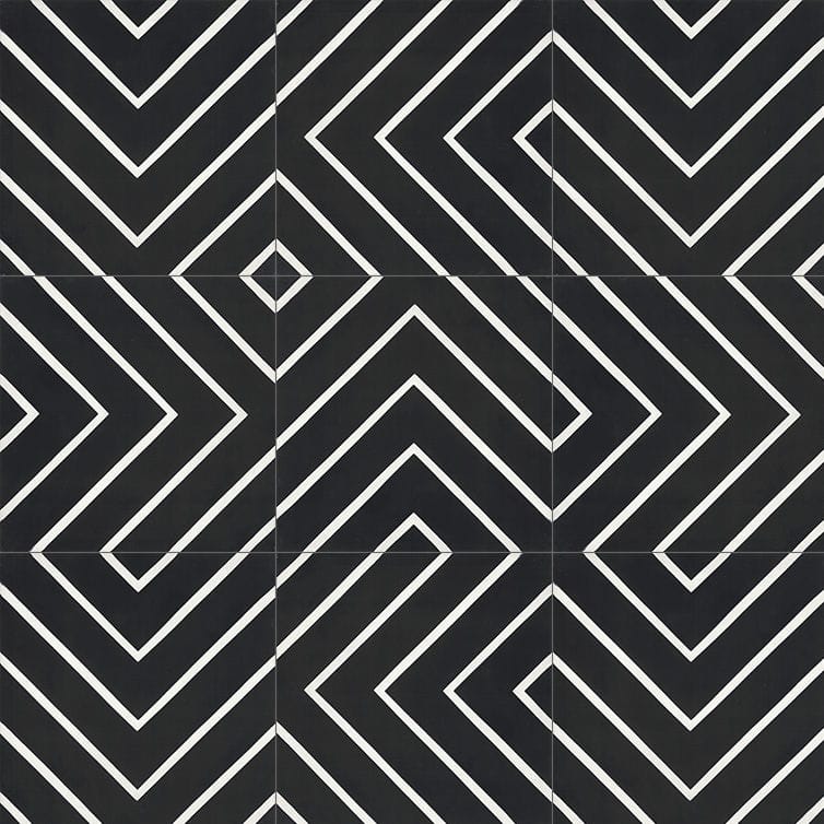 Baldosa hidráulica de interior - V20-437 - Viet Tiles Corporation - de