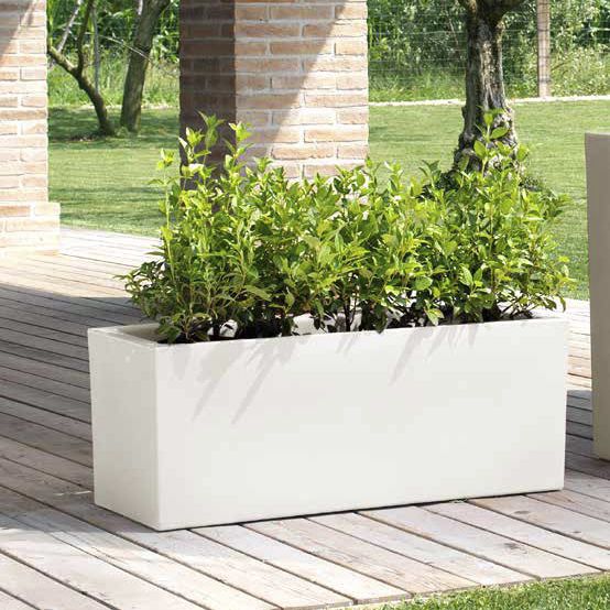 Jardinera de plástico SCHIO CASSA TeraPlast rectangular