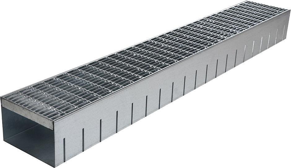 Canal de drenaje de acero inoxidable / de acero galvanizado / con