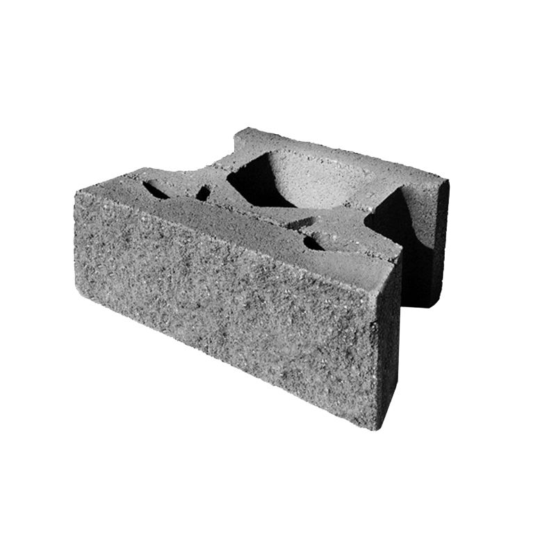 Bloque de hormigón hueco / para muro de contención / aspecto piedra